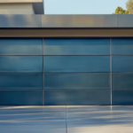 Garagentor aus Aluminium